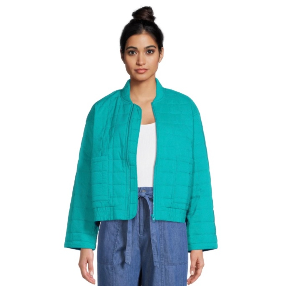 The Get Women’s Cropped Bomber Jacket